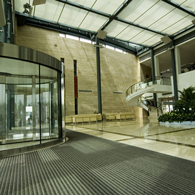 L'entrée en aluminium Mats Hotel Lobby Carpet With d'ALU2035 20MM vidangent des trous