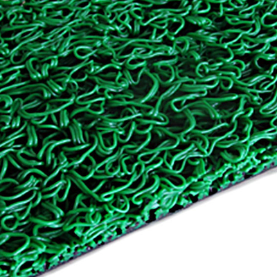 Tapis soutenu épais de bobine de PVC du tapis 12mm de sécurité de glissement de boucle de vinyle anti