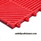 tapis modulaires de verrouillage de drainage d'anti dérapage de carrelages de PVC de 3800g/Sqm 25cm*25cm