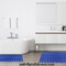L'anti tapis 90CM*100CM de plancher de glissement de salle de bains confortable de baquet sèchent rapidement